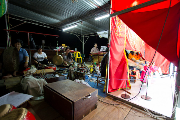 Puppet Show - back stage